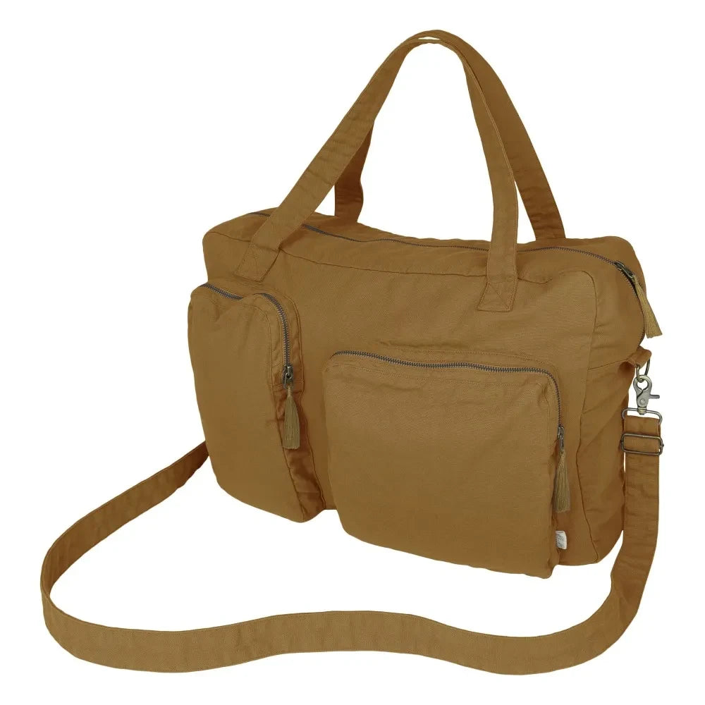 Numero 74 - Organic Cotton Weekend Bag  | Gold S024