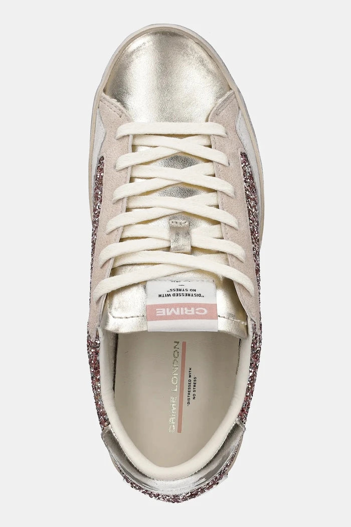 Кожени маратонки Crime London DISTRESSED