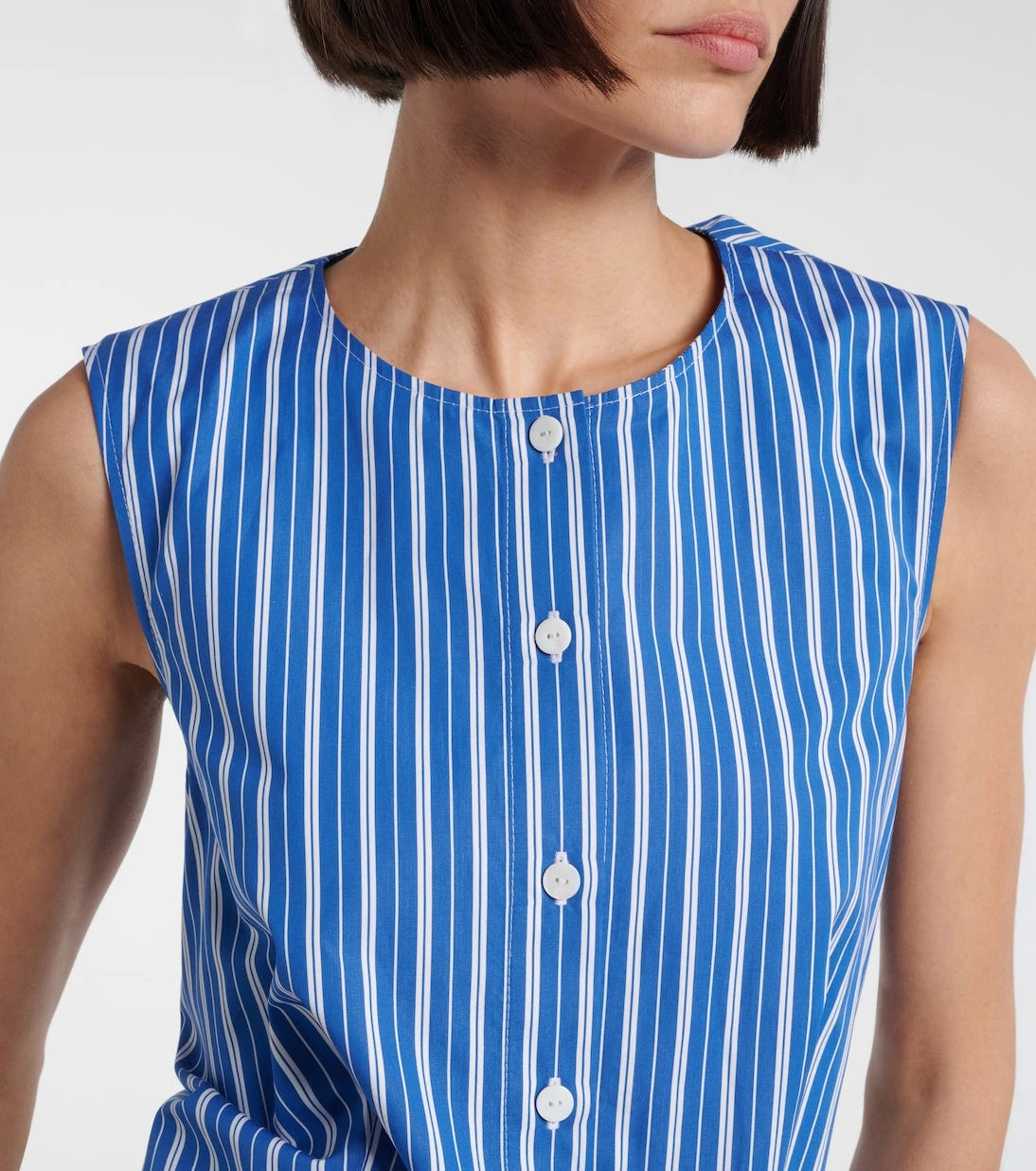 Patou - Striped cotton shirt dress