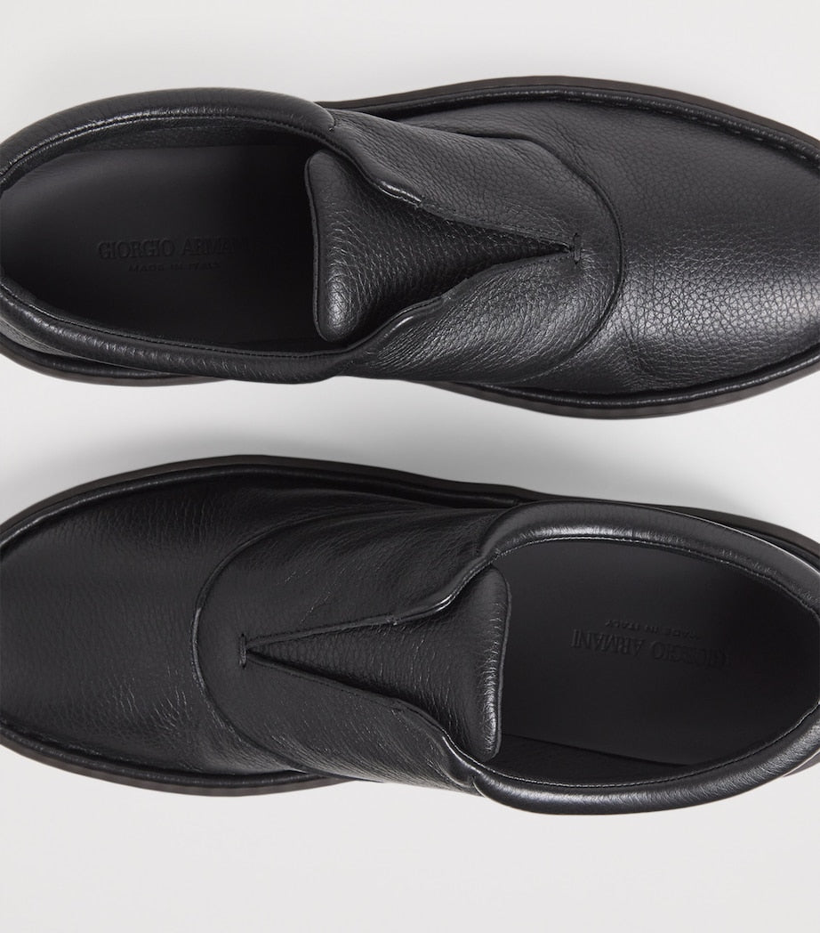 Giorgio Armani Deerskin Slippers