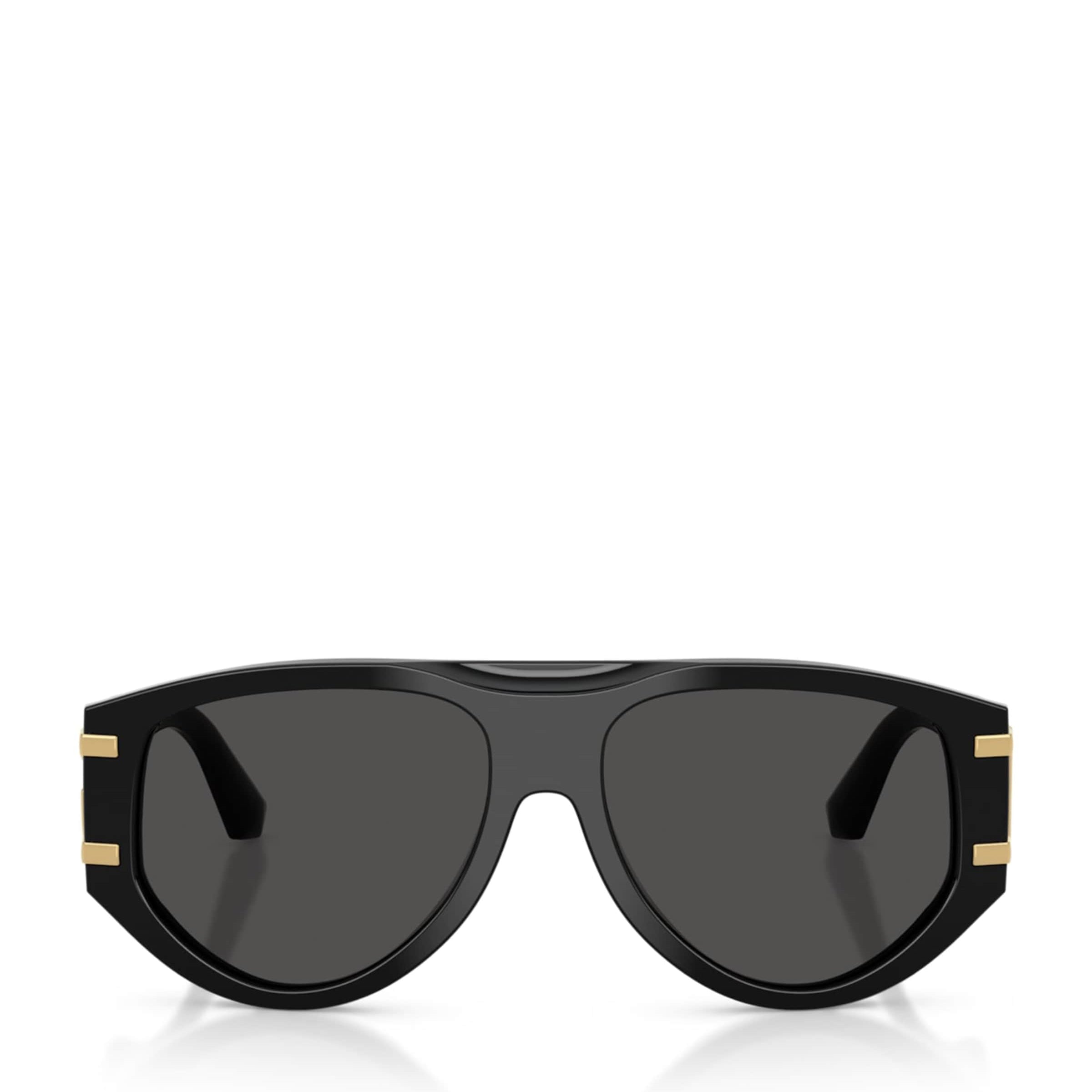 Dolce & Gabbana Black DG Millennials Pilot Sunglasses