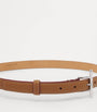 Brown Leather T-Bar Belt