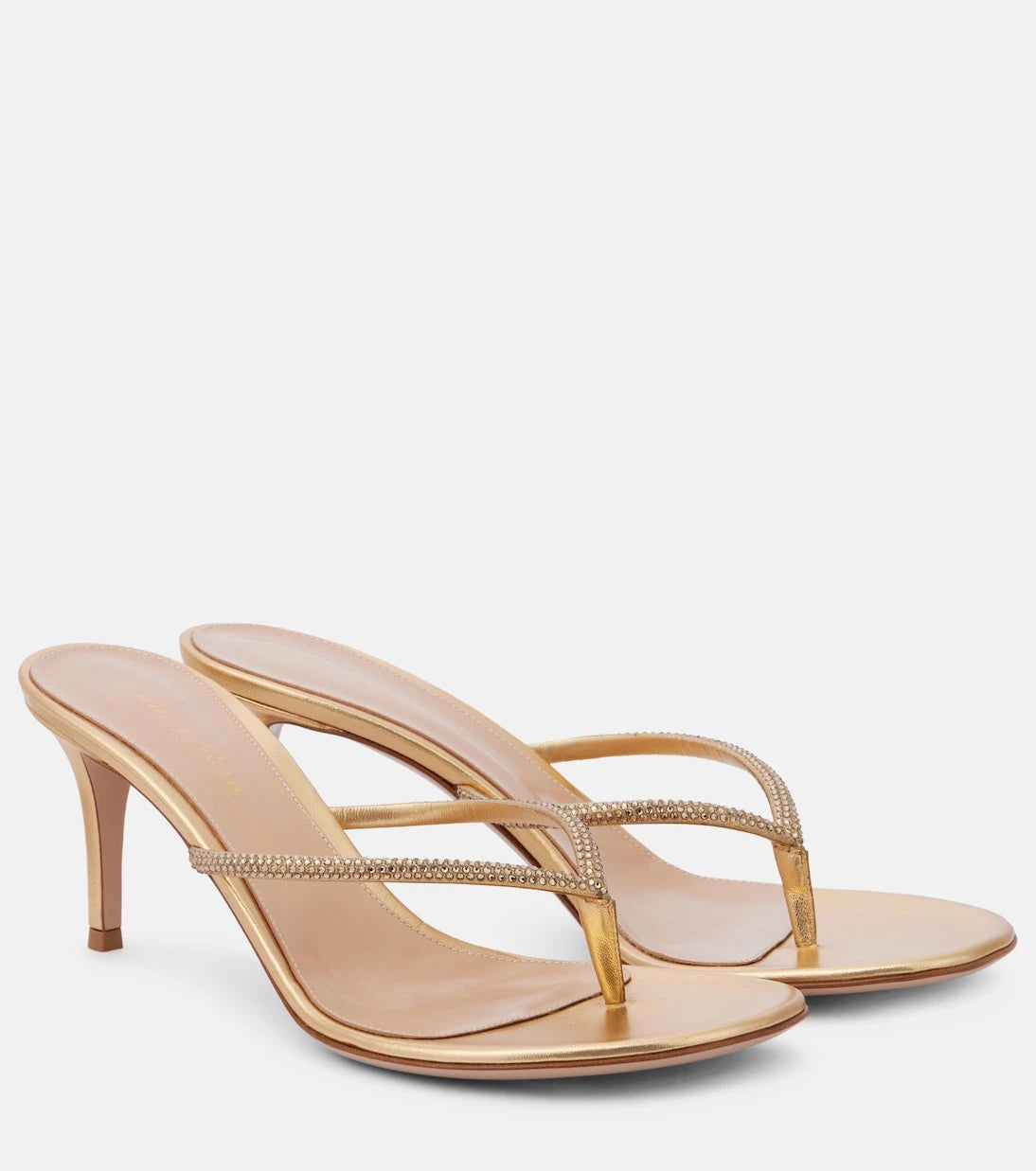 Gianvito Rossi - India 70 leather thong sandals