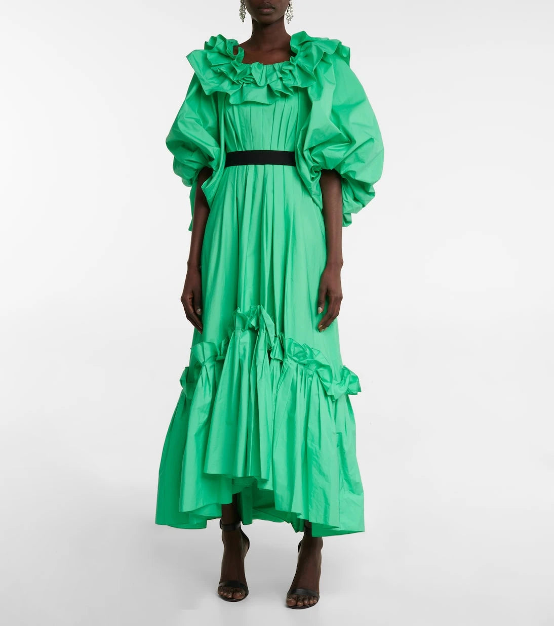 Roksanda - Zahara pleated cotton maxi dress