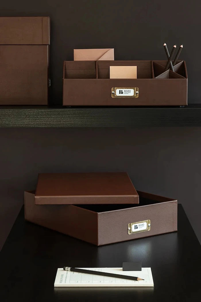 Bigso Box of Sweden Oskar A4 26 x 35 x 8,5 cm Saklama Kutusu