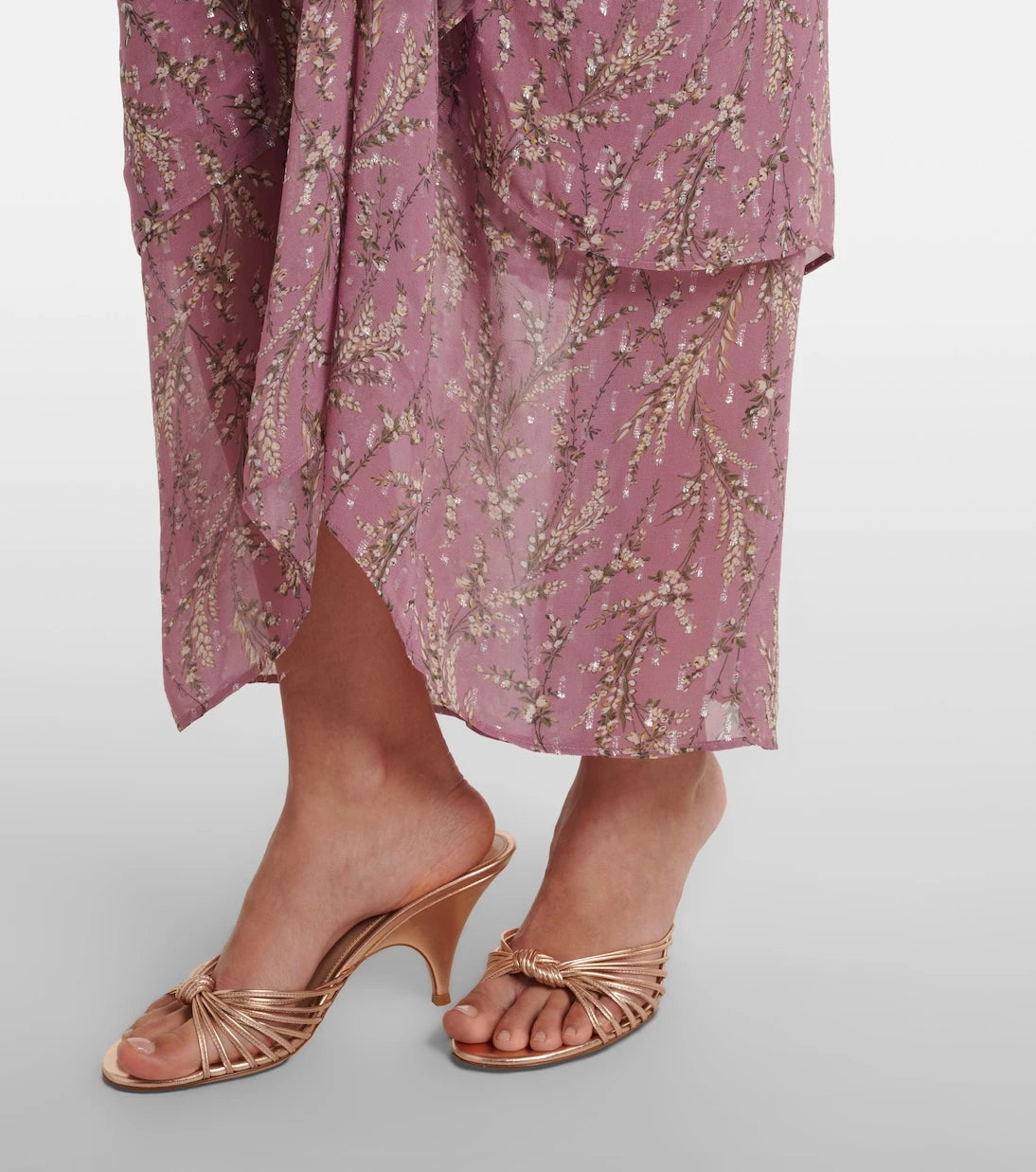 Veronica Beard - Sira floral midi skirt