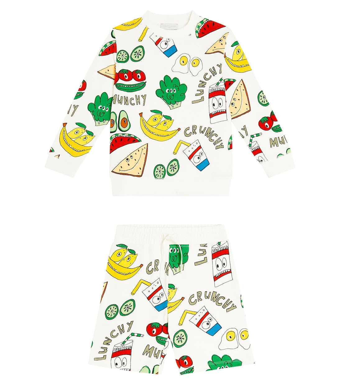 Stella McCartney Kids - Printed cotton fleece tracksuit