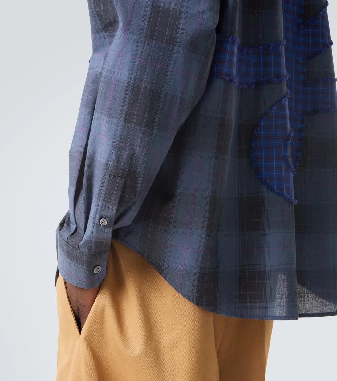 Loewe - قميص قطني بنقشة الكاروهات