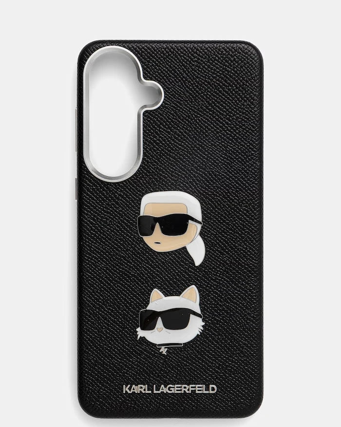 Karl Lagerfeld suni deri telefon kılıfı Samsung Galaxy S26+