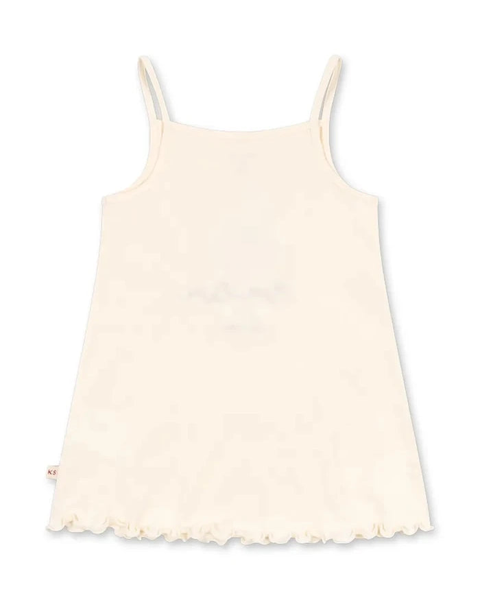 Konges Sløjd pamuk elbise FAMO STRAP DRESS GOTS