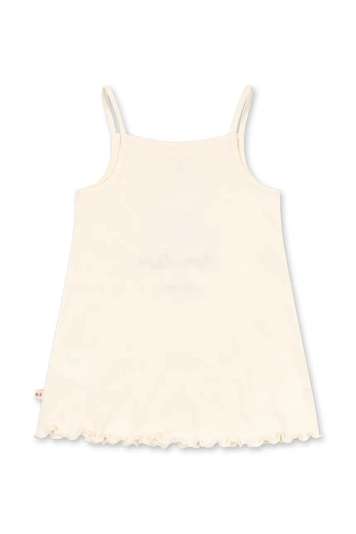 Konges Sløjd pamuk elbise FAMO STRAP DRESS GOTS