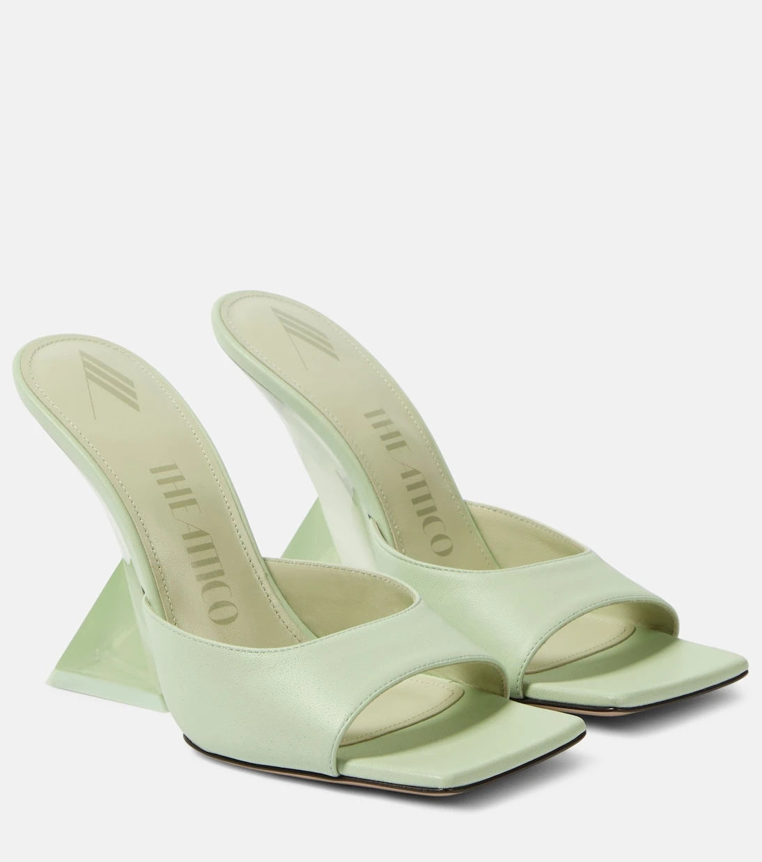 The Attico - Cheope leather mules