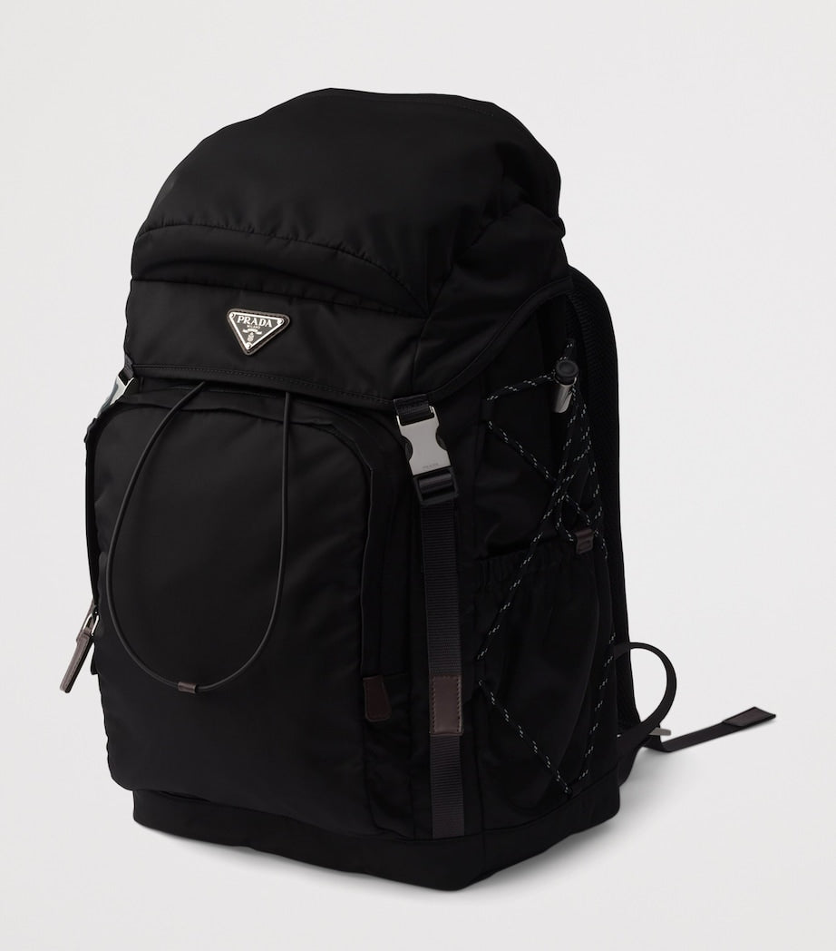 Prada Re-Nylon and Leather Backpack