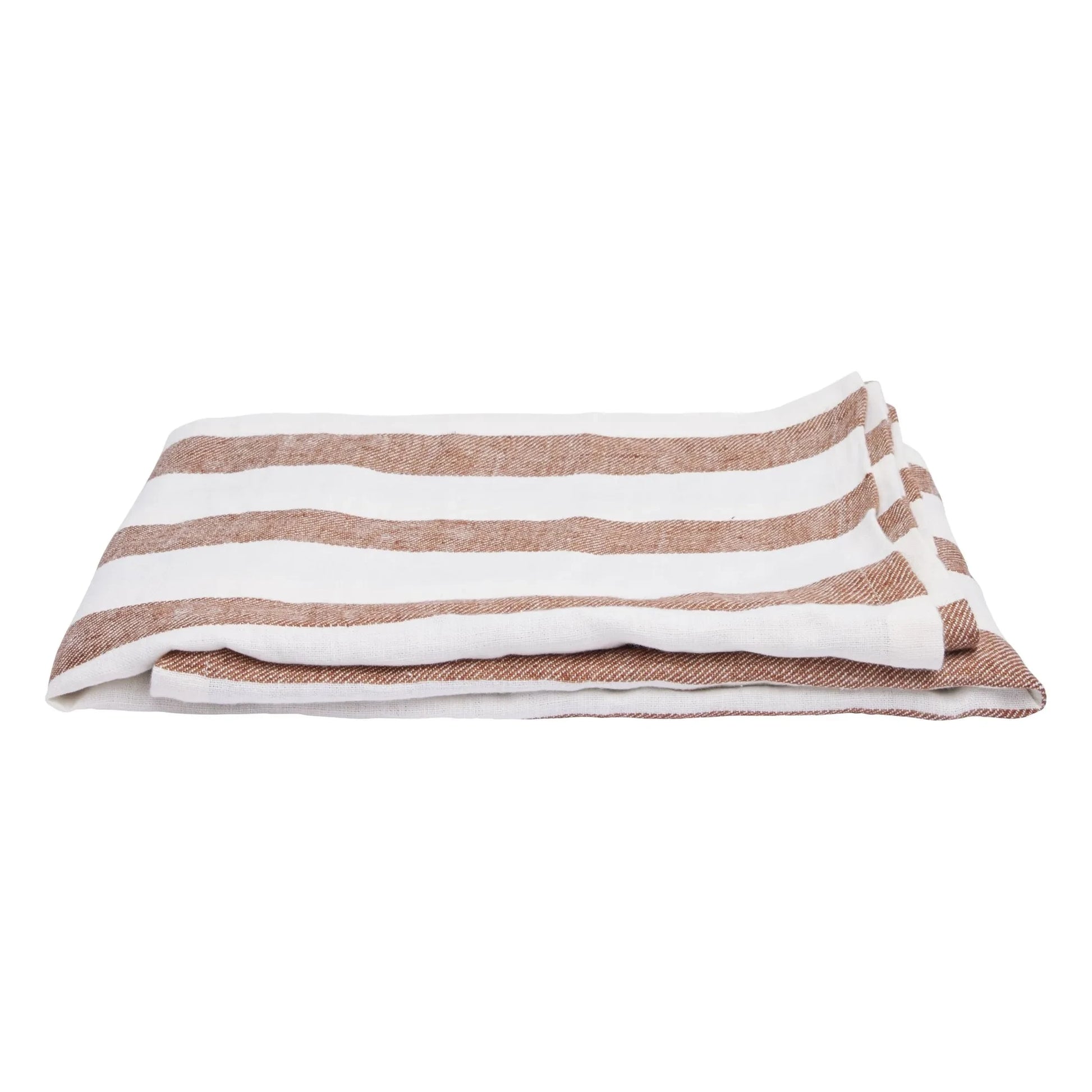 Gabrielle Paris - Bastide linen bedspread | Terracotta
