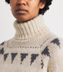 Wool-Blend Jacquard Knit Sweater SABBIA