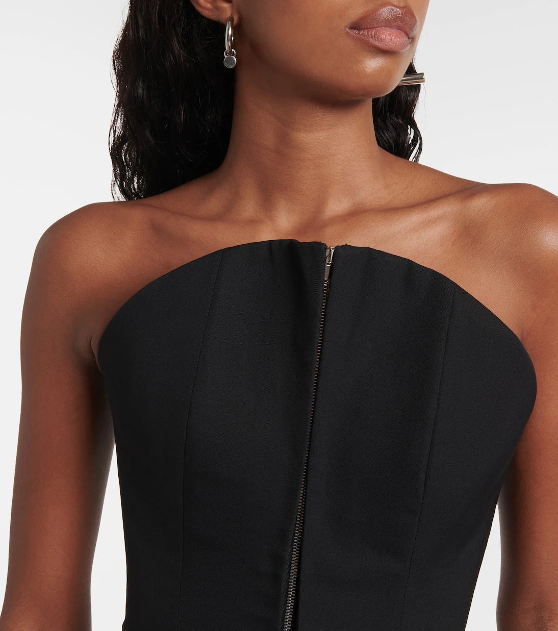 McQueen - Wool corset top