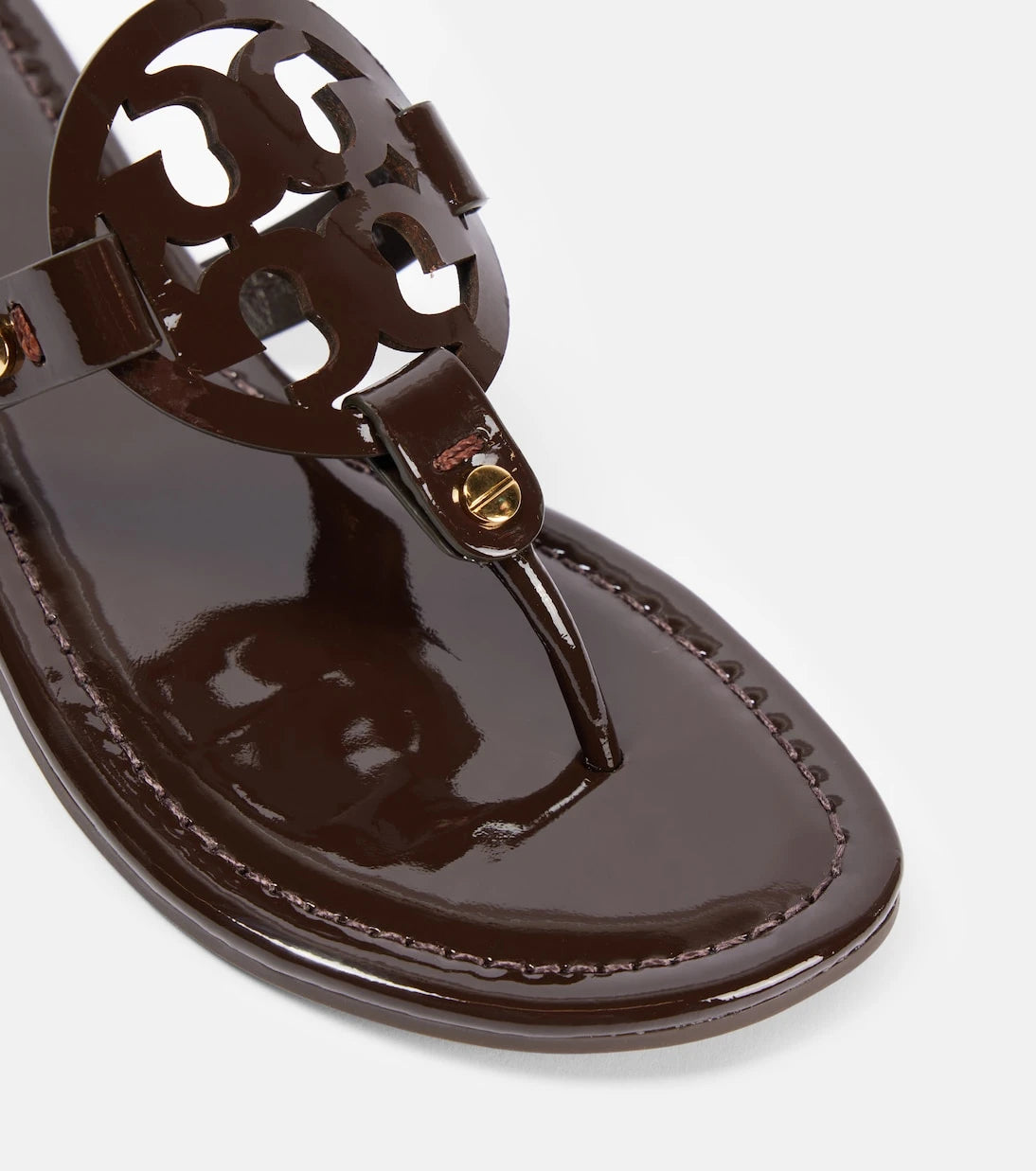 Tory Burch - Miller patent leather thong sandals