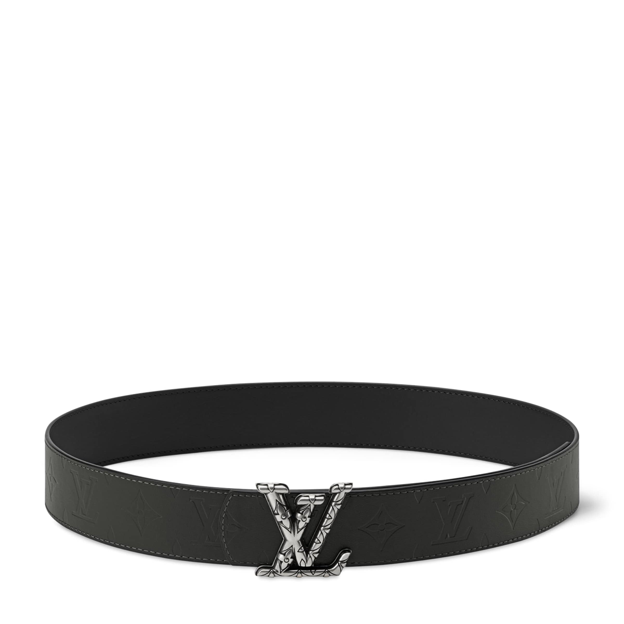 LOUIS VUITTON Leather Dimension Drift Belt