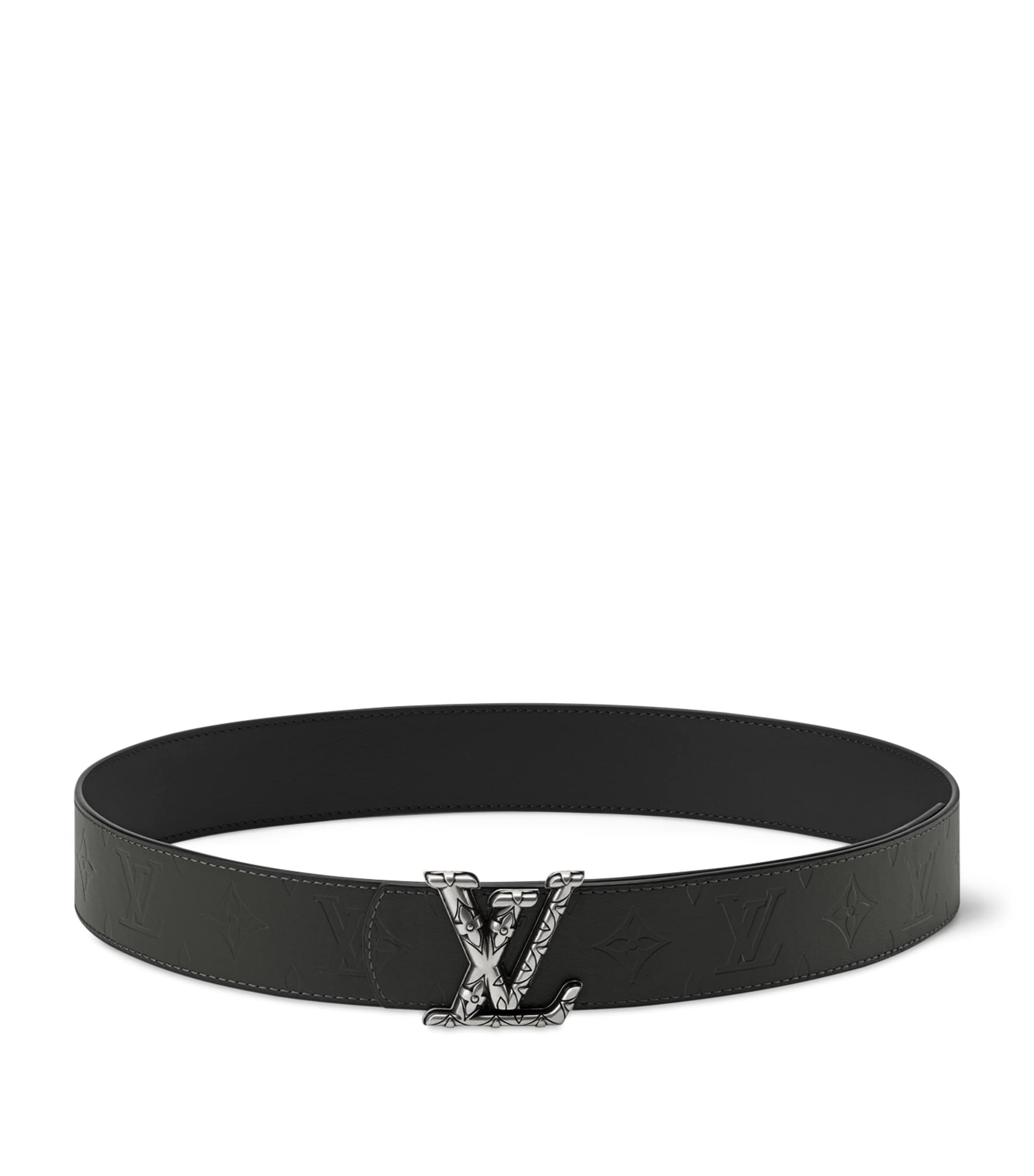 LOUIS VUITTON Leather Dimension Drift Belt