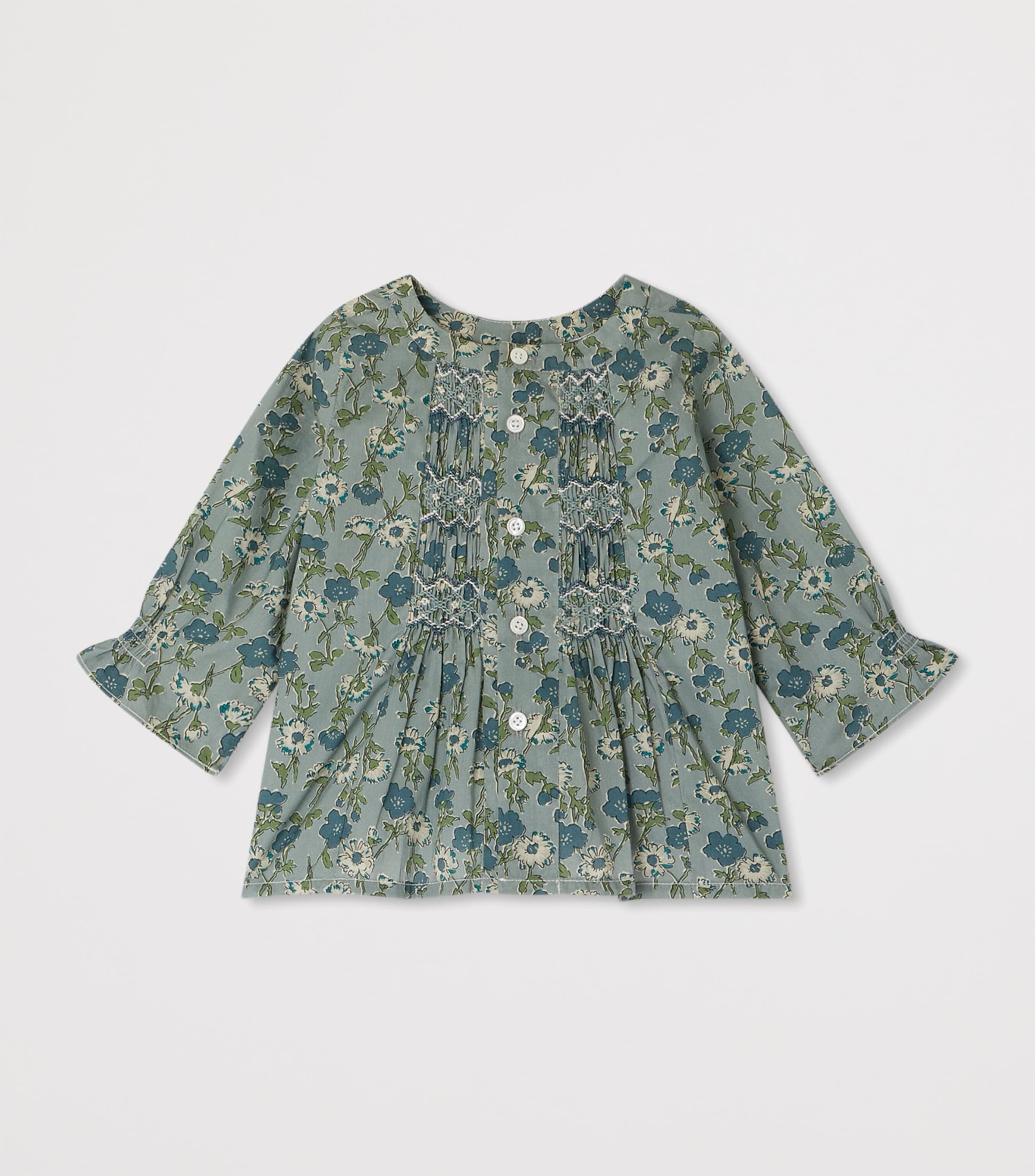 Organic Cotton Liberty Print Blissi Blouse (6-18 Months)