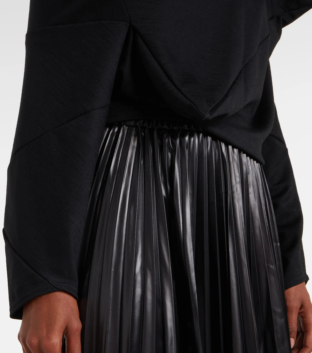 Junya Watanabe - Wool-blend crop top