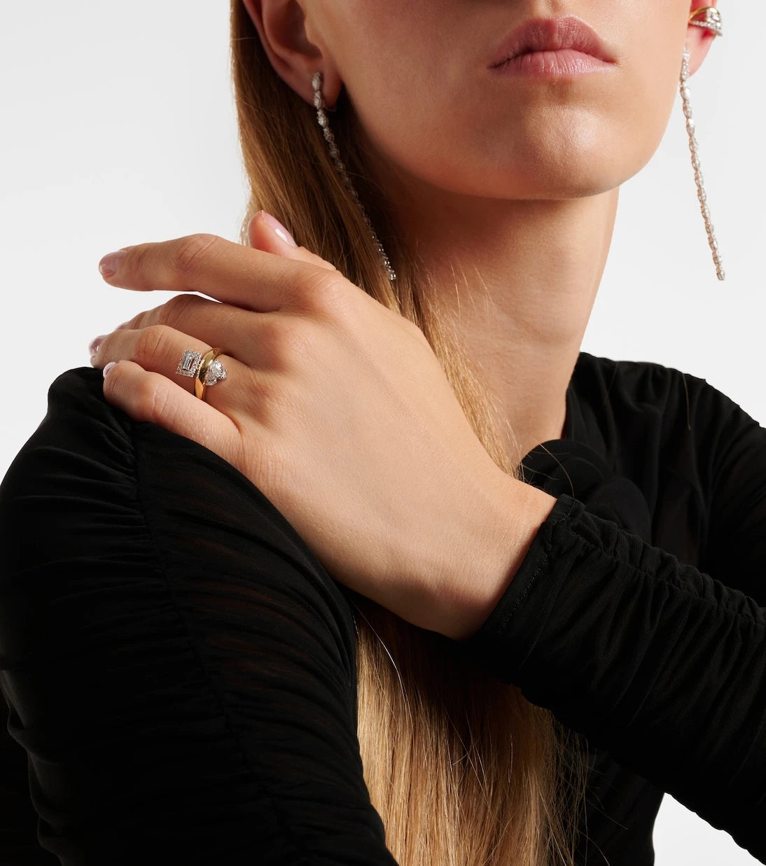 Yeprem - Golden Strada 18kt gold ring with diamonds