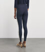 Weekend Max Mara Blue Stretch-Jersey Slim Leggings