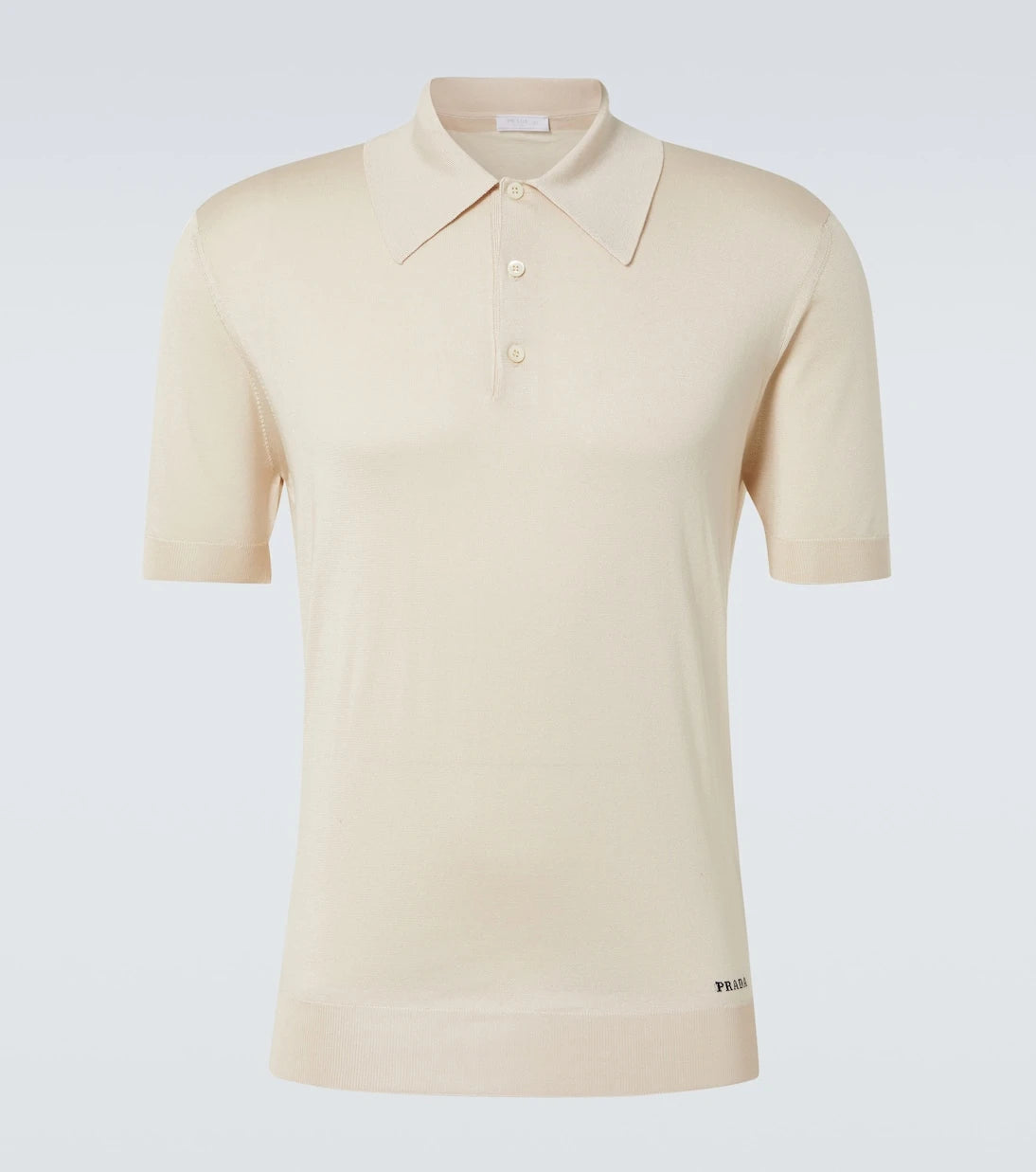 Prada - Silk polo shirt