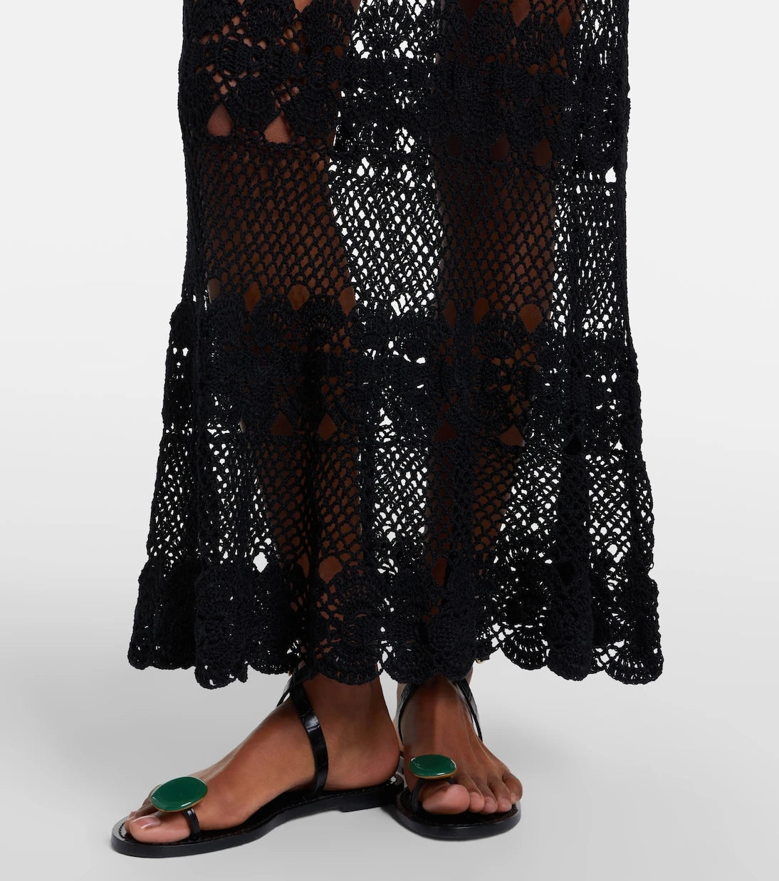 Anna Kosturova - Marianne crochet cotton maxi dress