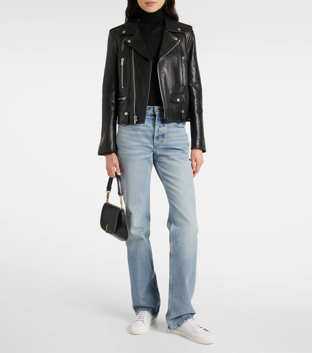 Saint Laurent - Gym leather sneakers