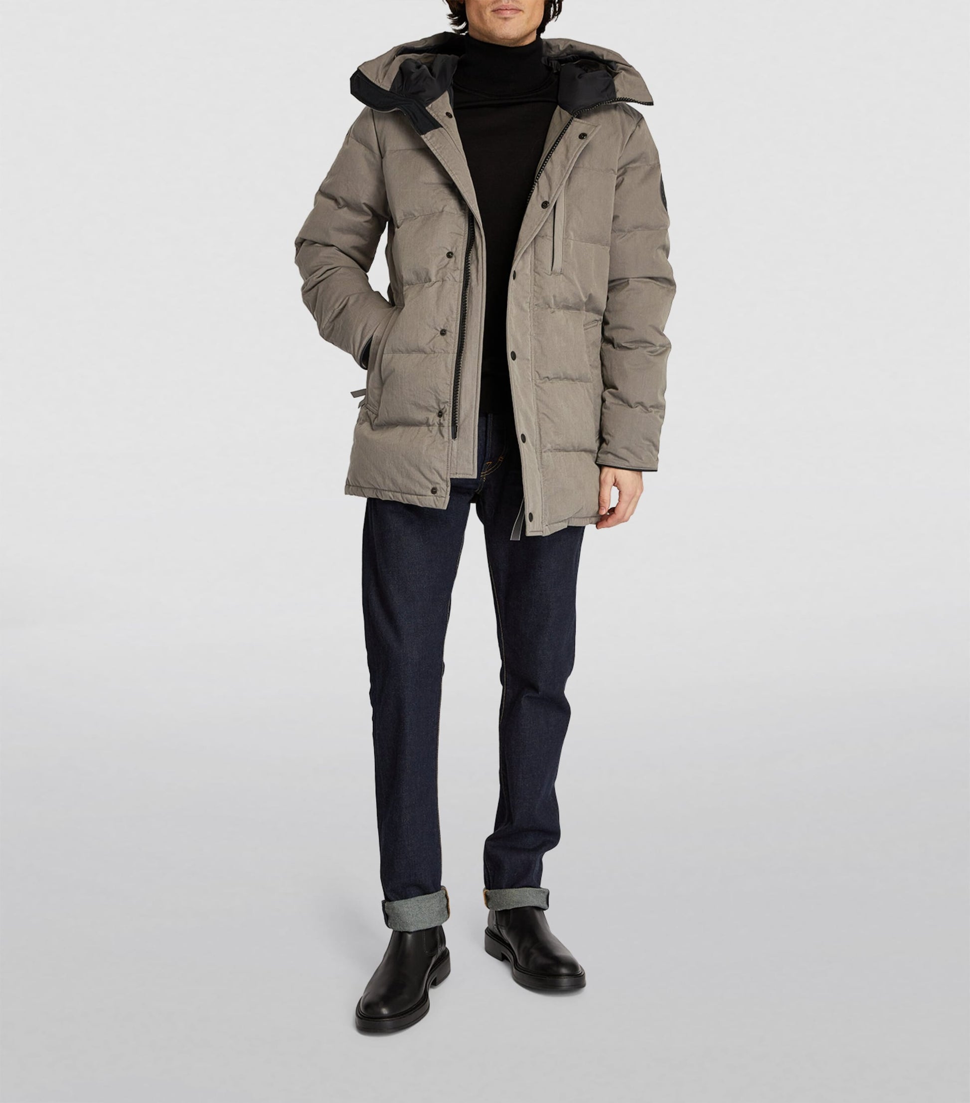 Canada Goose Grey Padded Carson Parka Jacket