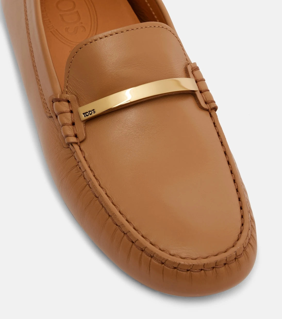 Tod's - Gommino embellished leather loafers