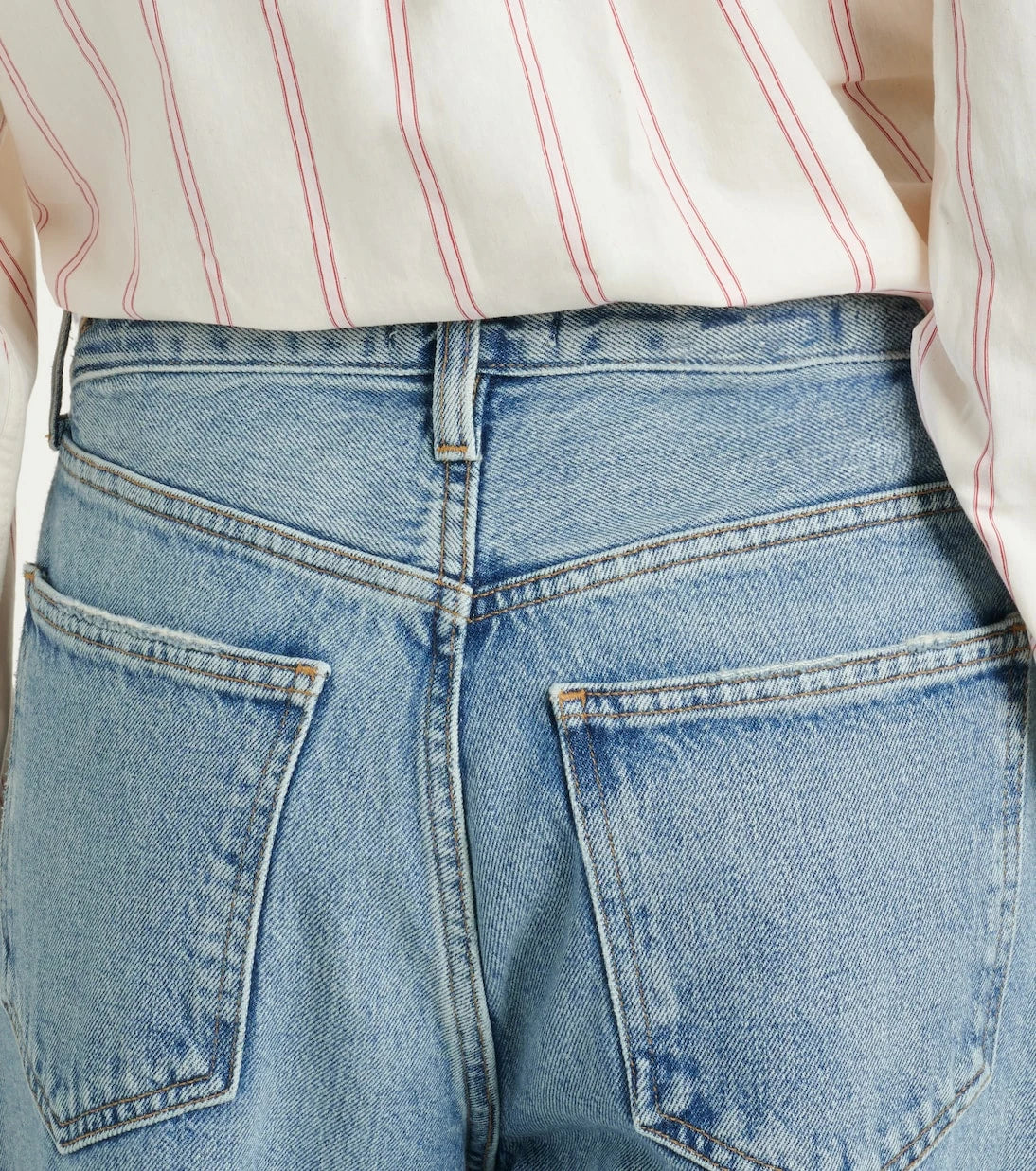 Agolde - Twist low-rise wide-leg jeans