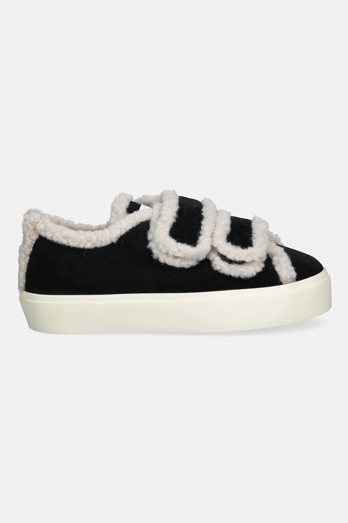 Велурени маратонки Inuikii Shearling Low Velcro