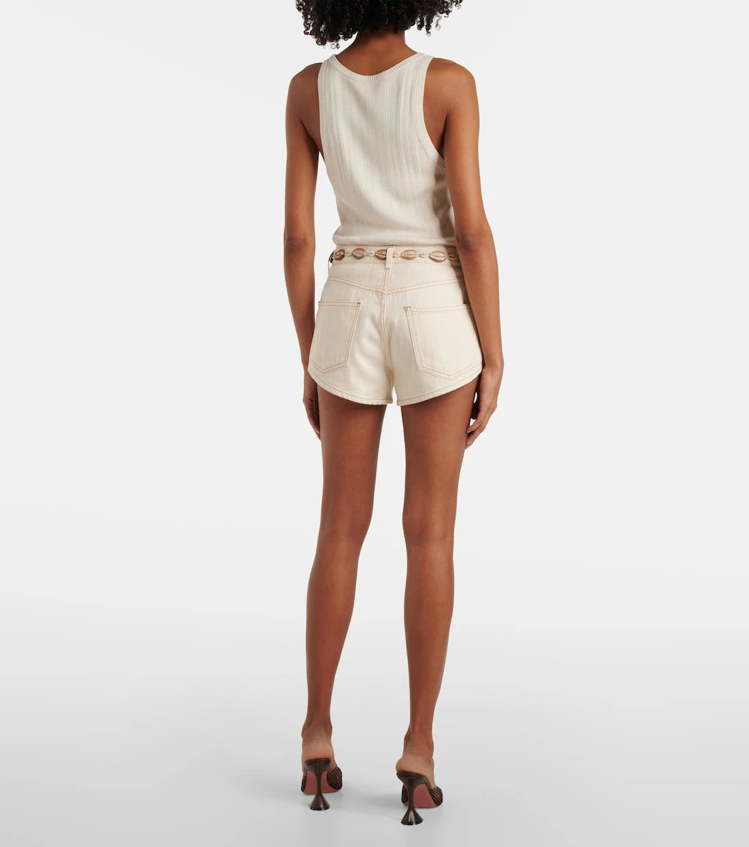 Alanui - Ocean Dream denim shorts