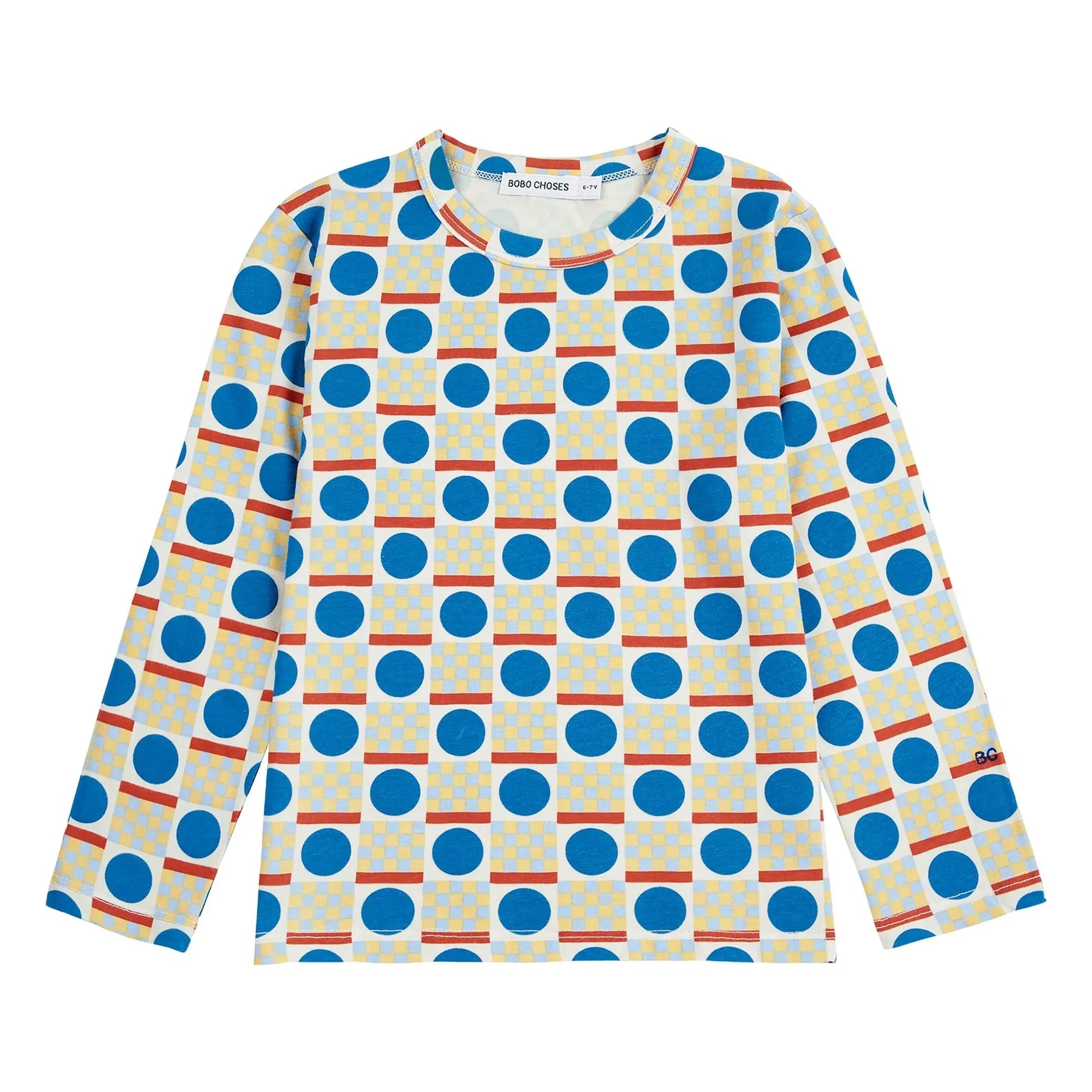 Bobo Choses - Geometric T-shirt Organic cotton | Ecru