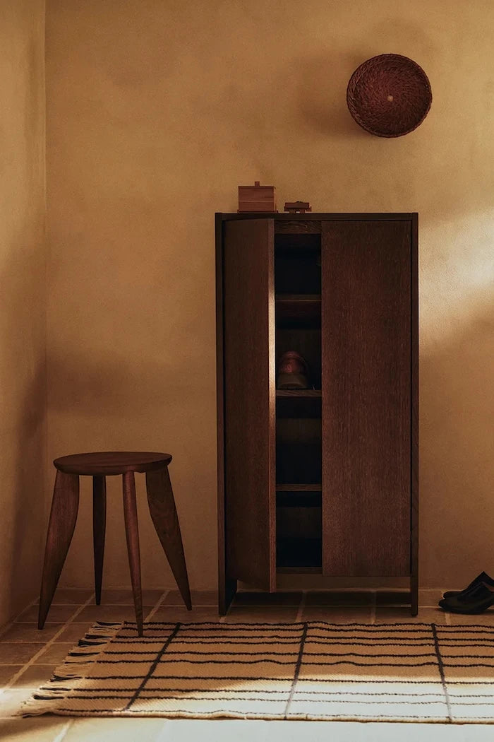Ferm Living meşe ağacından saklama kutusu 9,5 x 10 x 11 cm