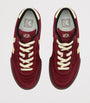 Burgundy Suede Panenka Sneakers