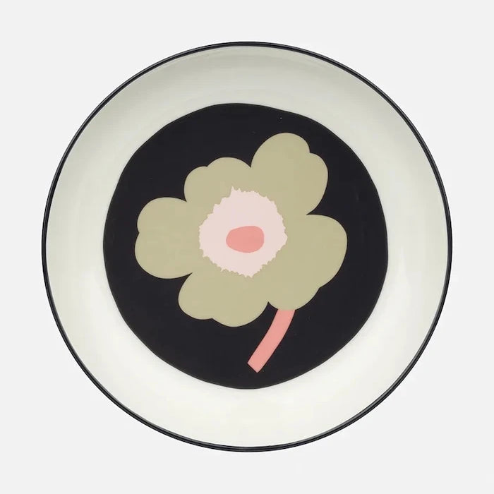 Marimekko kahvaltı tabağı, taşçini, 20,5 cm