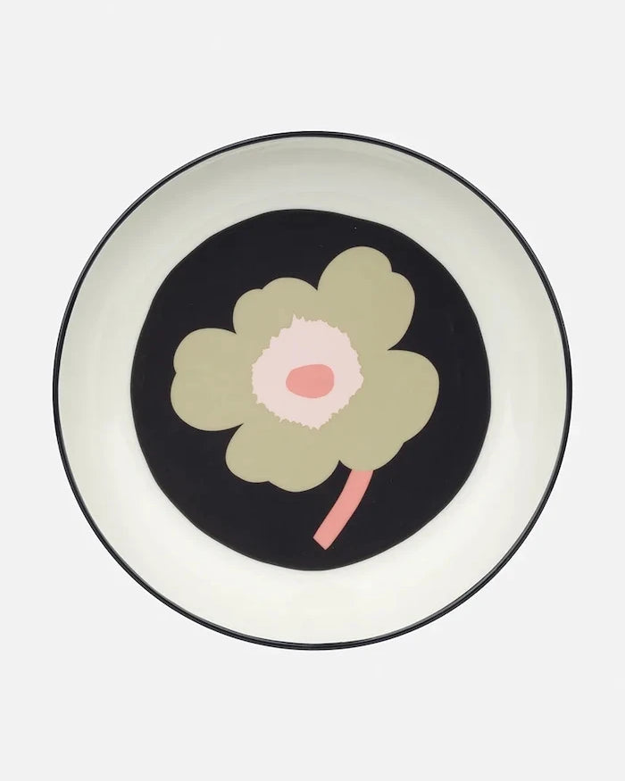Marimekko kahvaltı tabağı, taşçini, 20,5 cm