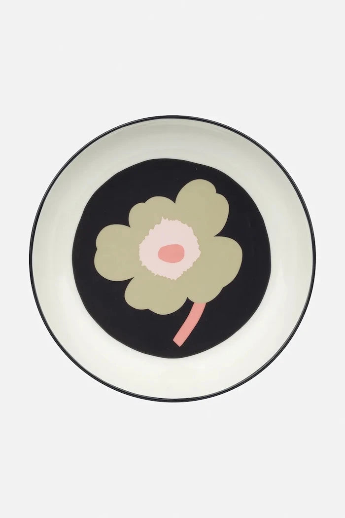 Marimekko kahvaltı tabağı, taşçini, 20,5 cm