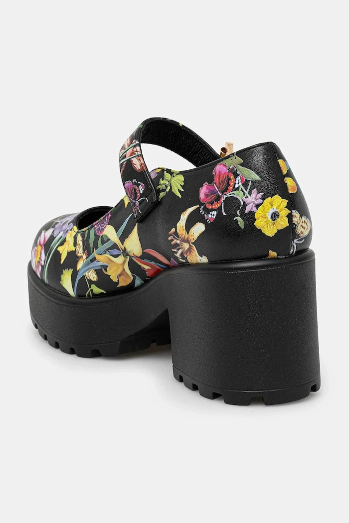 Koi Footwear TIRA MARY JANES ‘FLORAL EDITION’ Kalın Topuklu Ayakkabı