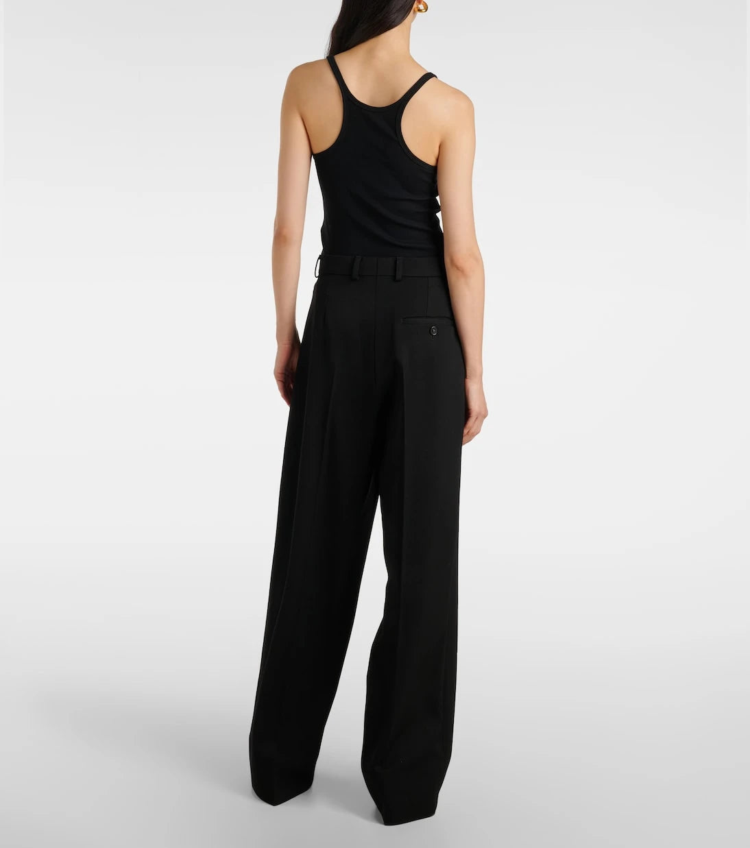 Stella McCartney - Wool wide-leg pants