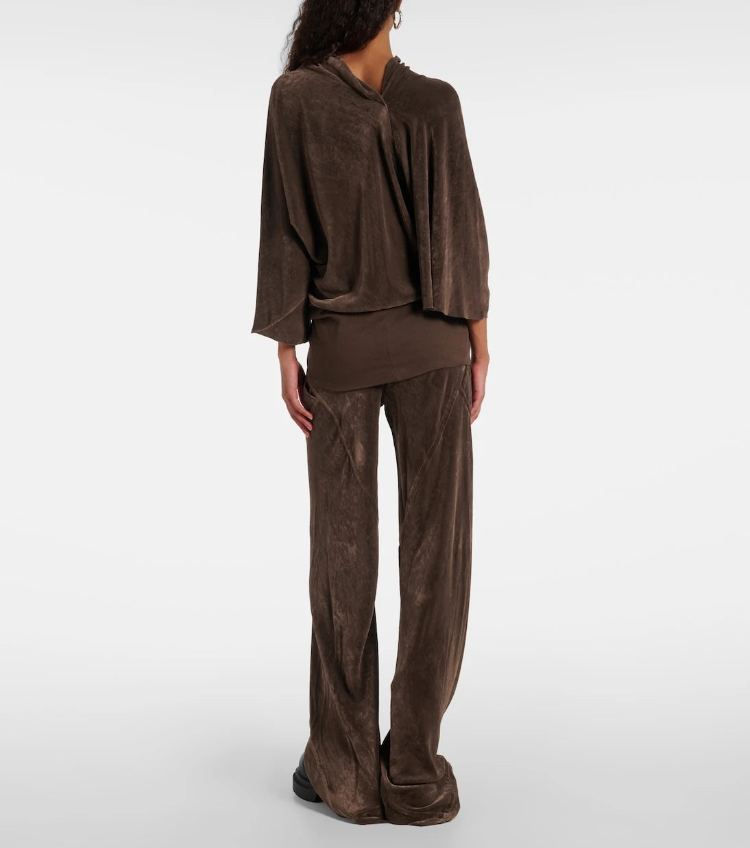 Rick Owens - Draped crêpe top