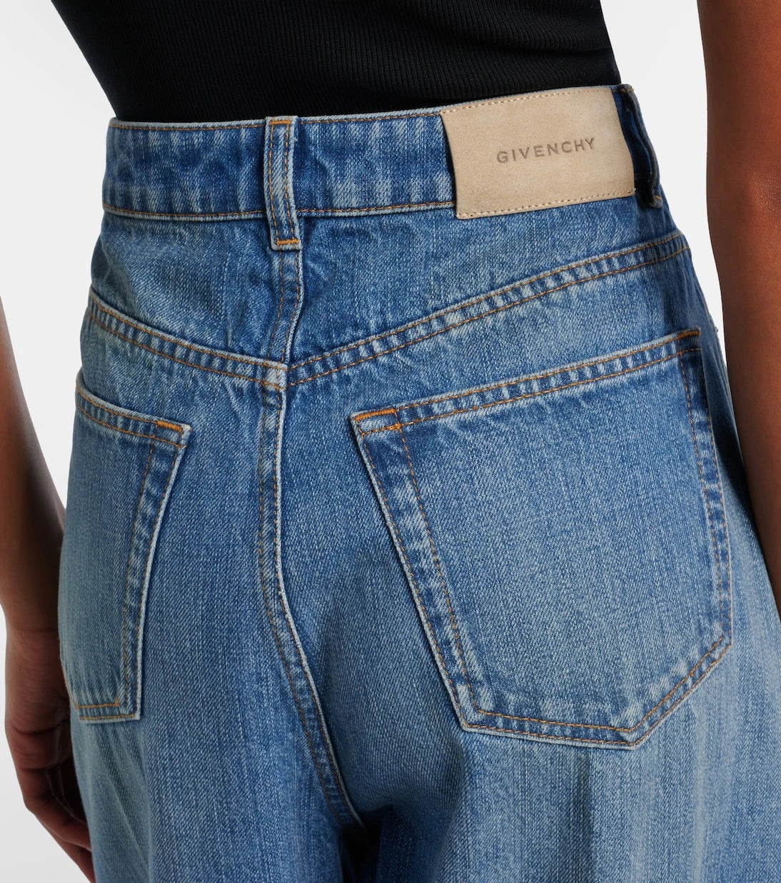 Givenchy - Mid-rise wide-leg jeans
