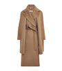 Virgin Wool Silk-Lined Overcoat HAZELNUT BROWN