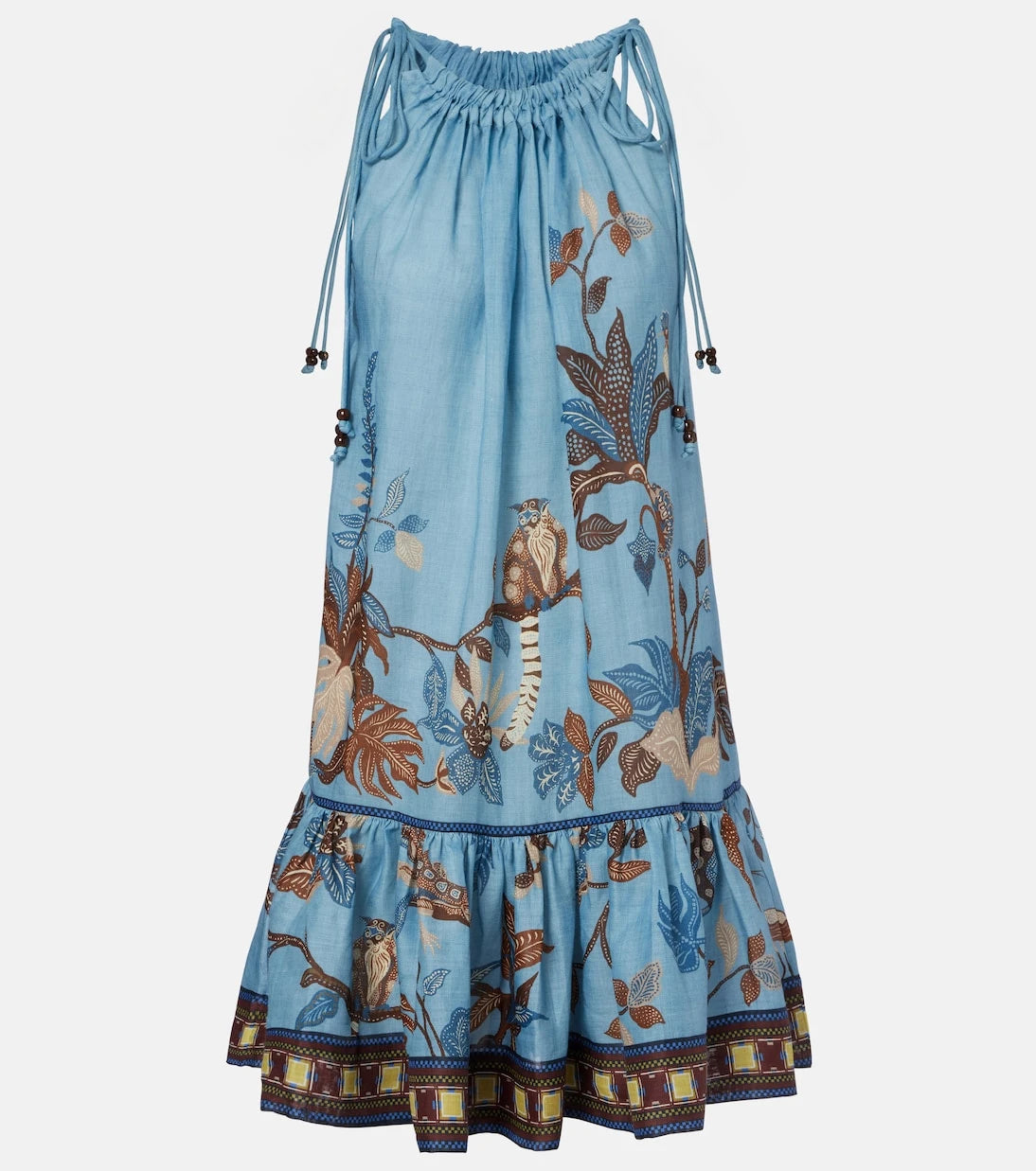Alémais - Georgie printed ramie minidress