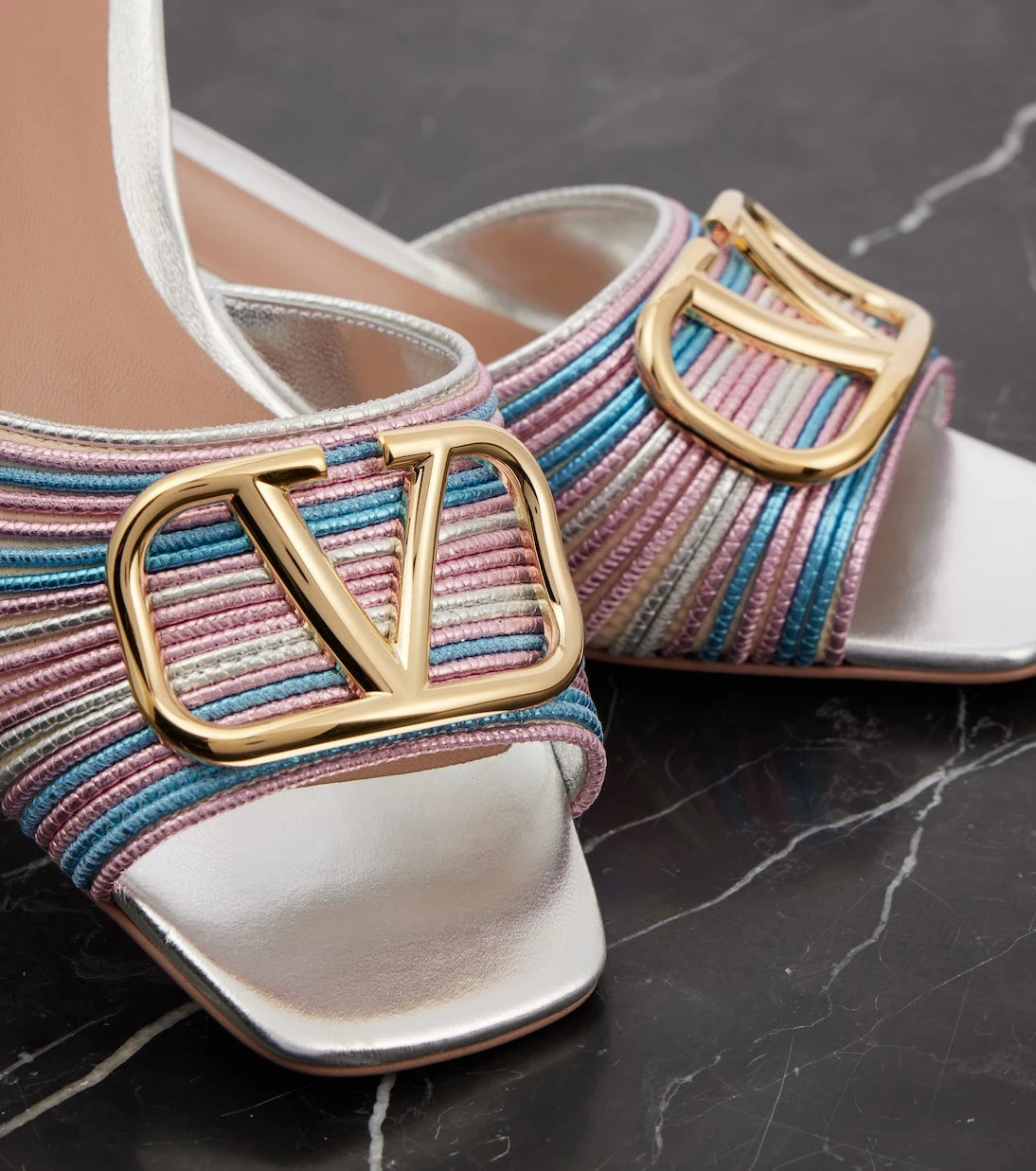 Valentino Garavani - VLogo Signature crochet mules