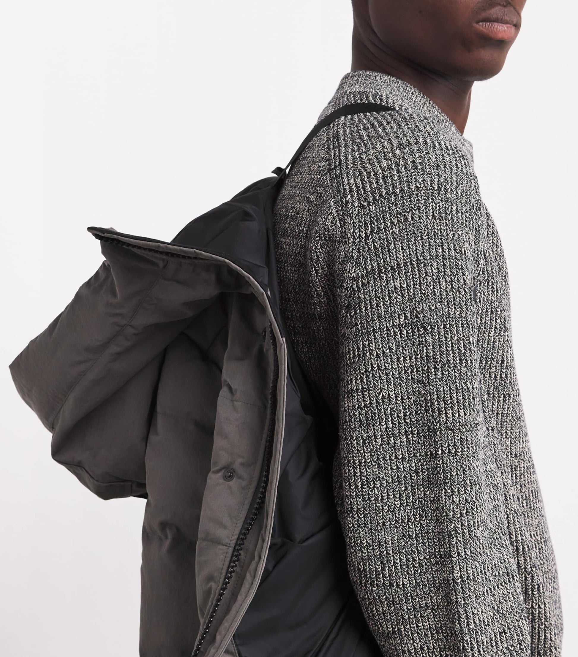 Canada Goose Grey Padded Carson Parka Jacket