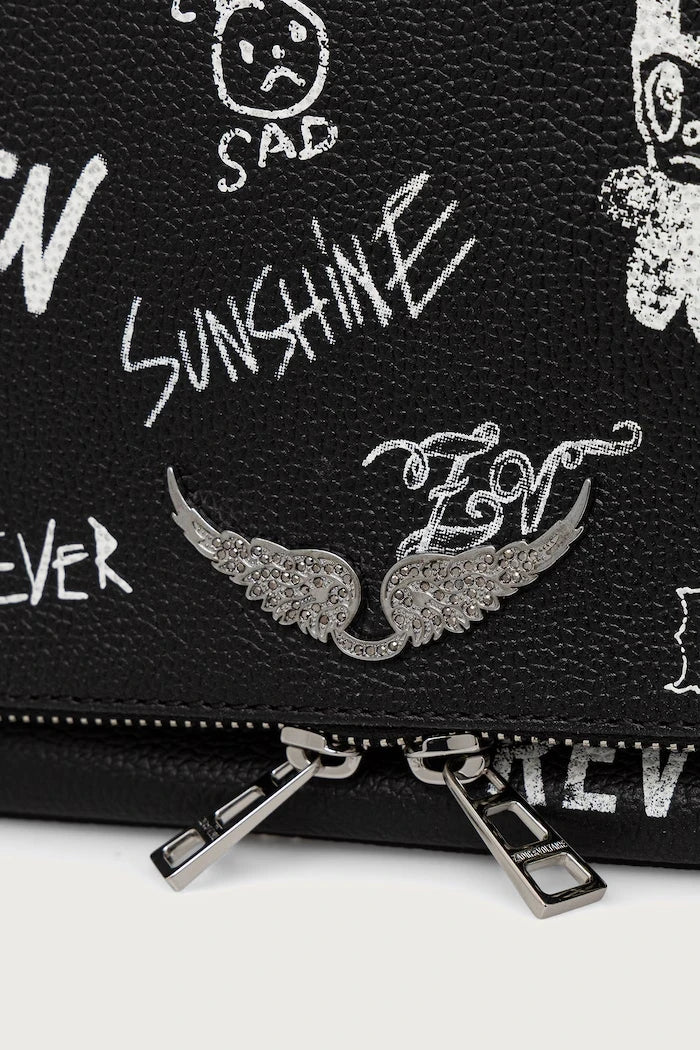 Deri kadın clutch